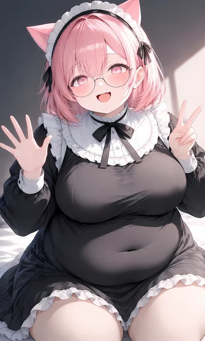 Weeb girl who claims to be your waifu