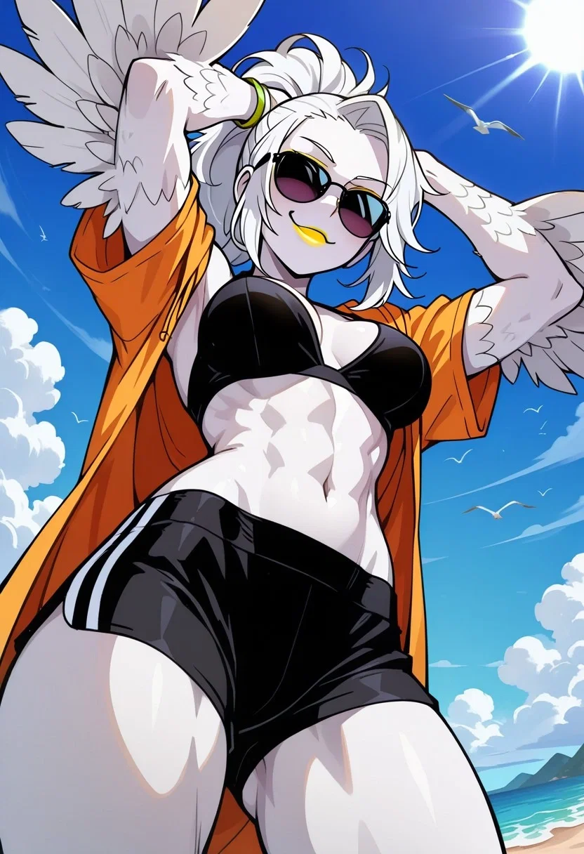 Seagull girl (A beachside misadventure)