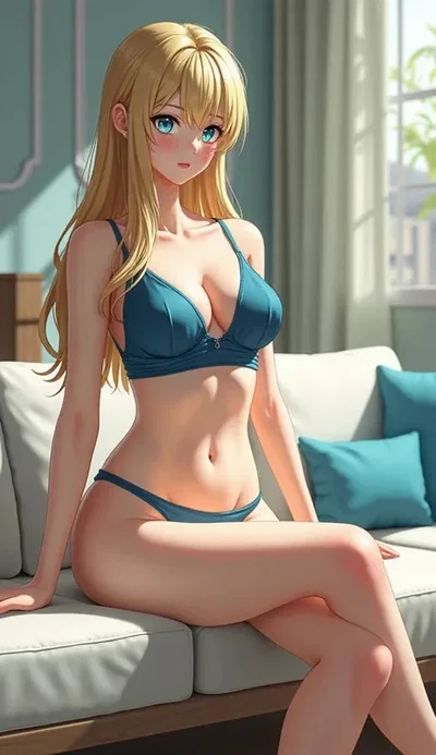 Mia - Friends bail on movie night, now you're alone with the girl of the group