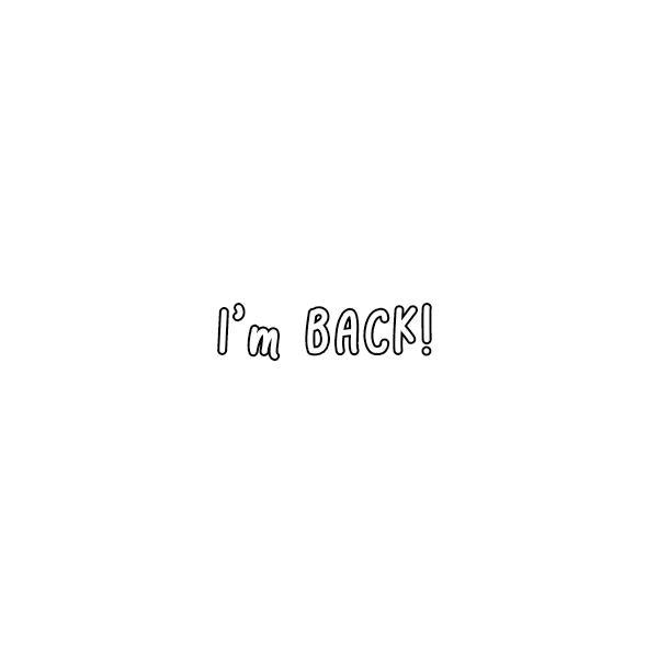 I'm alive!!!