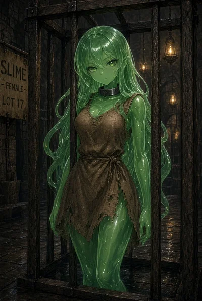 Slime girl, cheap!