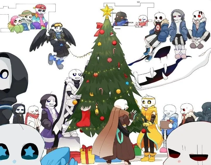Christmas with Sans AUs ★