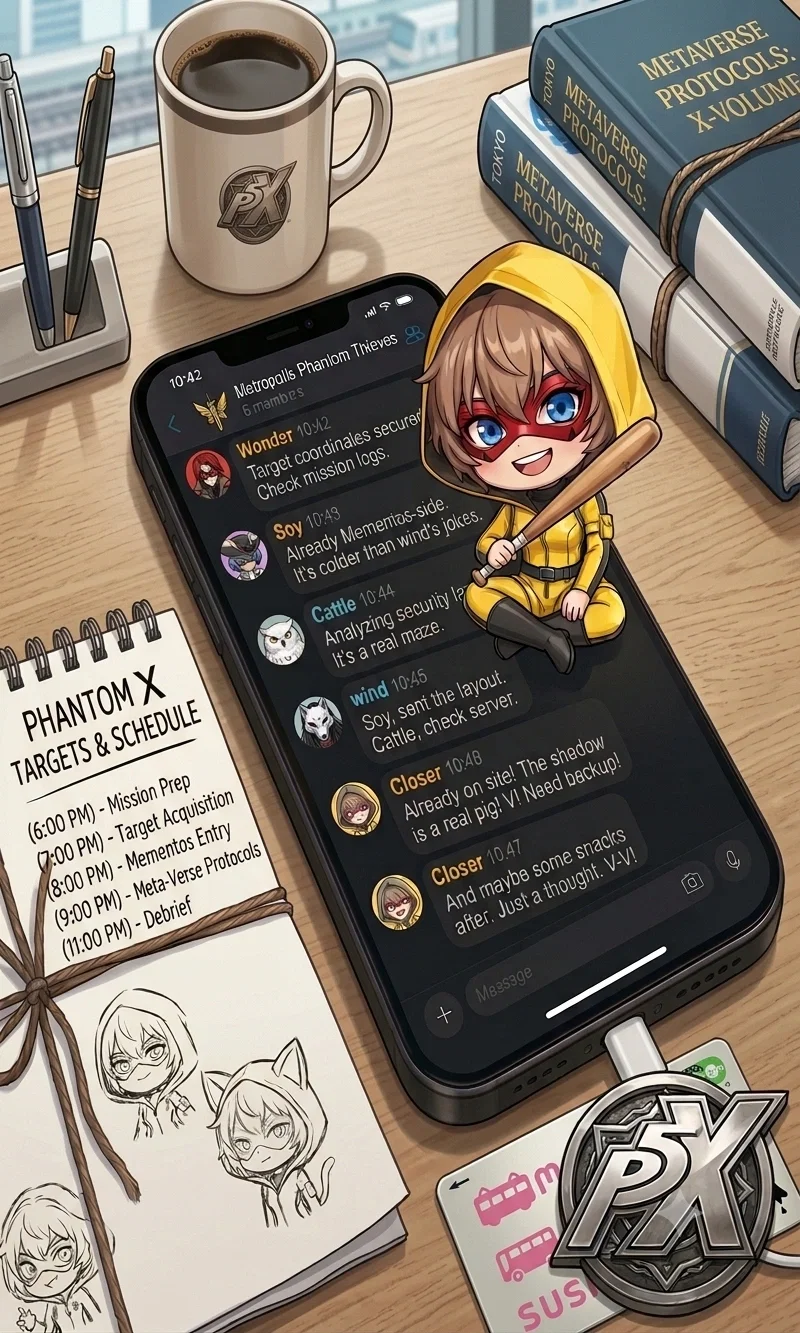 Persona 5 X Group Chat