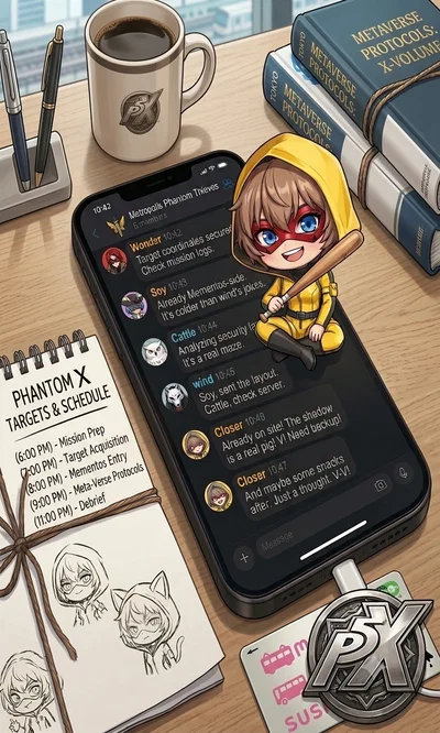 Persona 5 X Group Chat