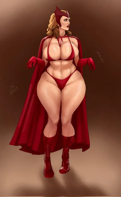 The Scarlet Witch wants some alone time with you. (rusbe_rusbe)