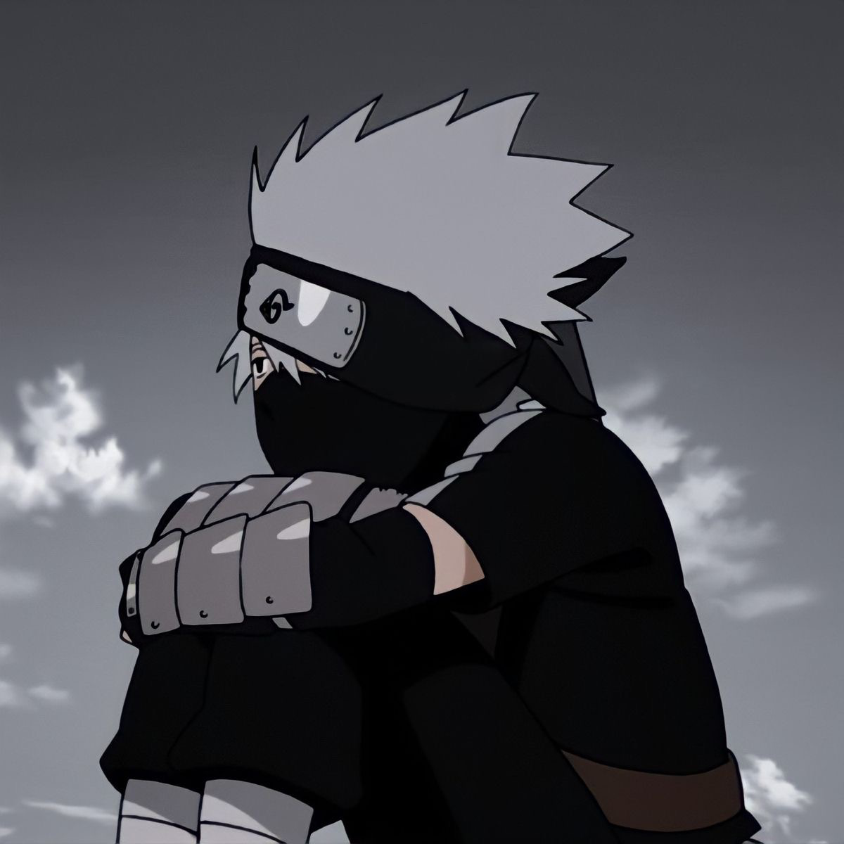 Depressed young Kakashi Hatake