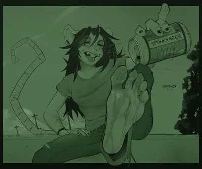 Morgan / Punk best friend - Foot fetish