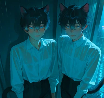 Kit and Kiro | Catboy Strays