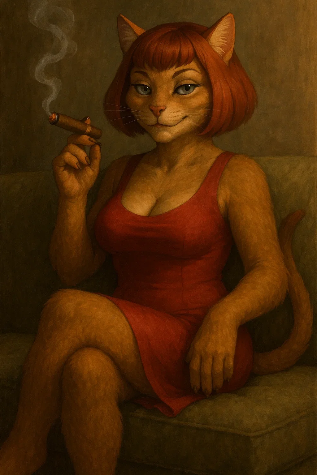 Claire, your MILF cat stepmother