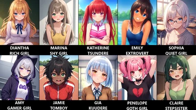 School Slice of Life Roleplay with 10 Girls (Zafhenty Academy)