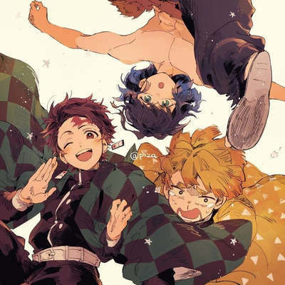 Tanjiro, Zenitsu & Inosuke
