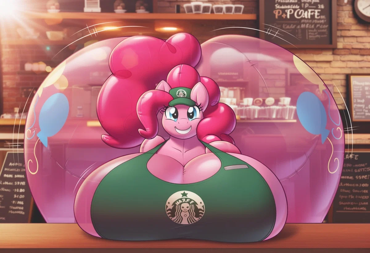 Pinkypie inflatable bartender wip