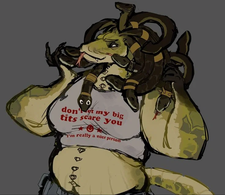 Medusa, struggling Tattooist ["Henrietta Greenwood"]