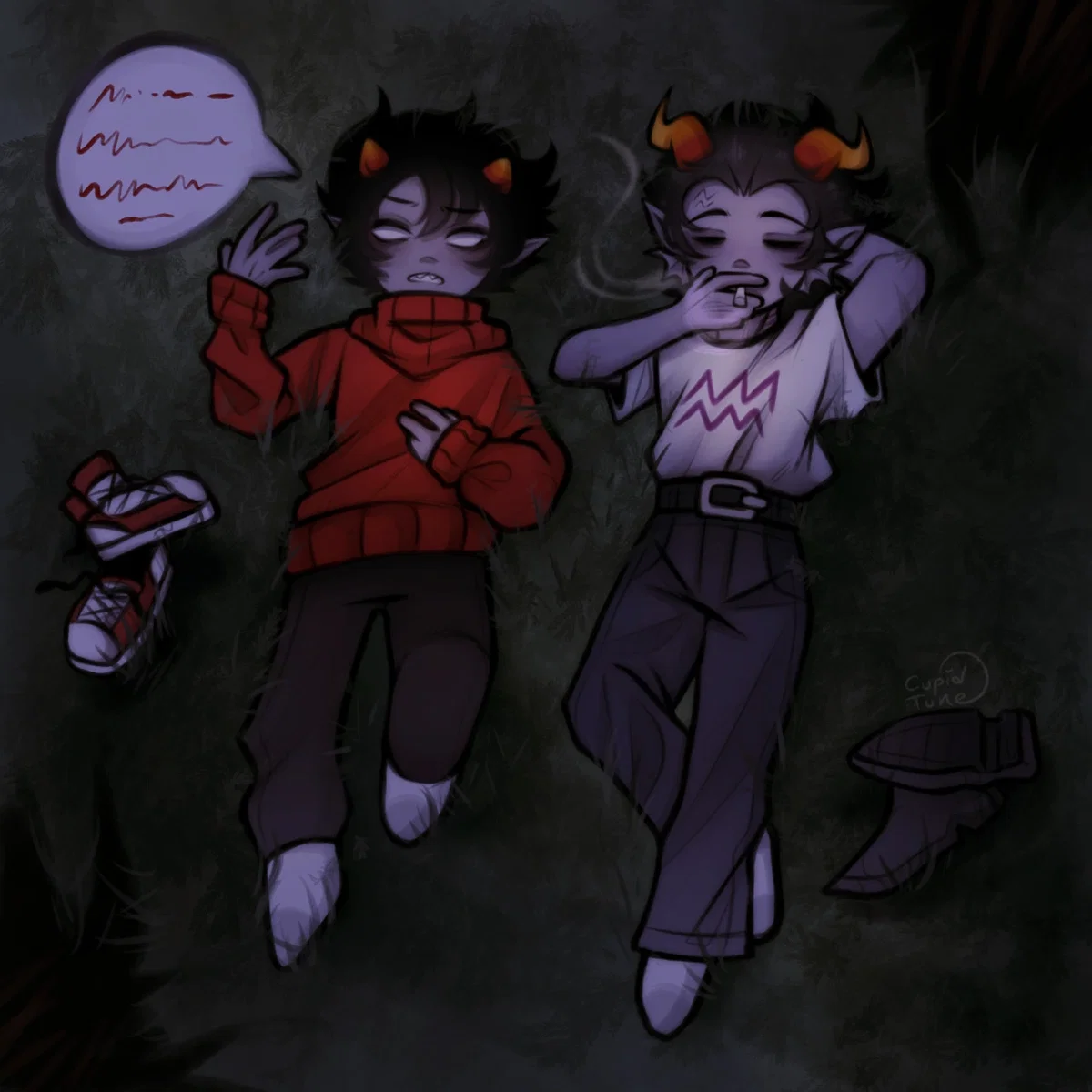 Kankri Vantas, Kurloz Makara, and Cronus Ampora