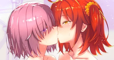 Gudako and Mash Corrupting Master and Servant