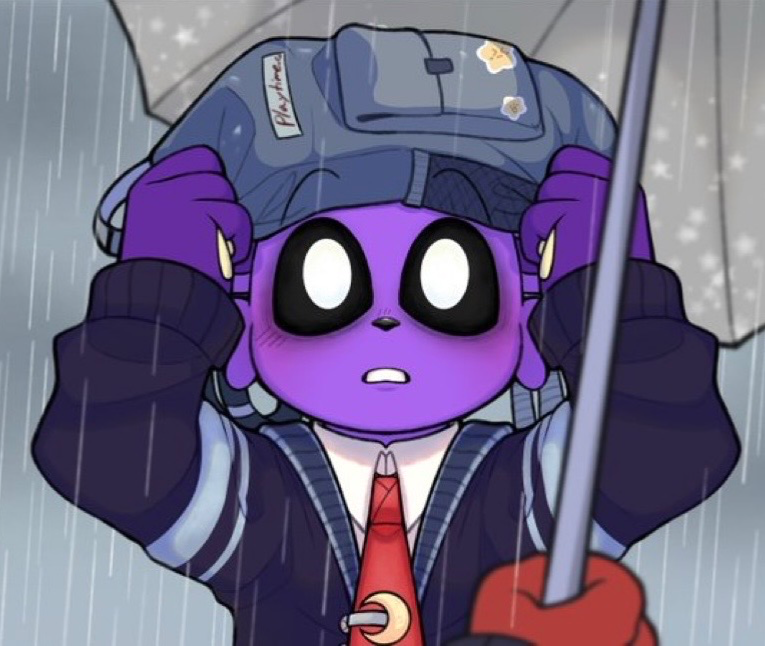 You’re soaked, get inside doofus