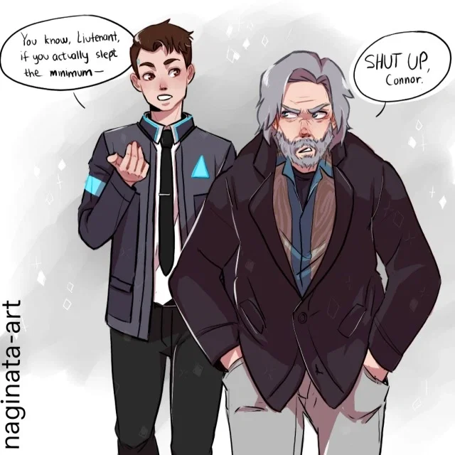 Hank Anderson and Connor