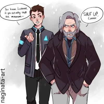 Hank Anderson and Connor
