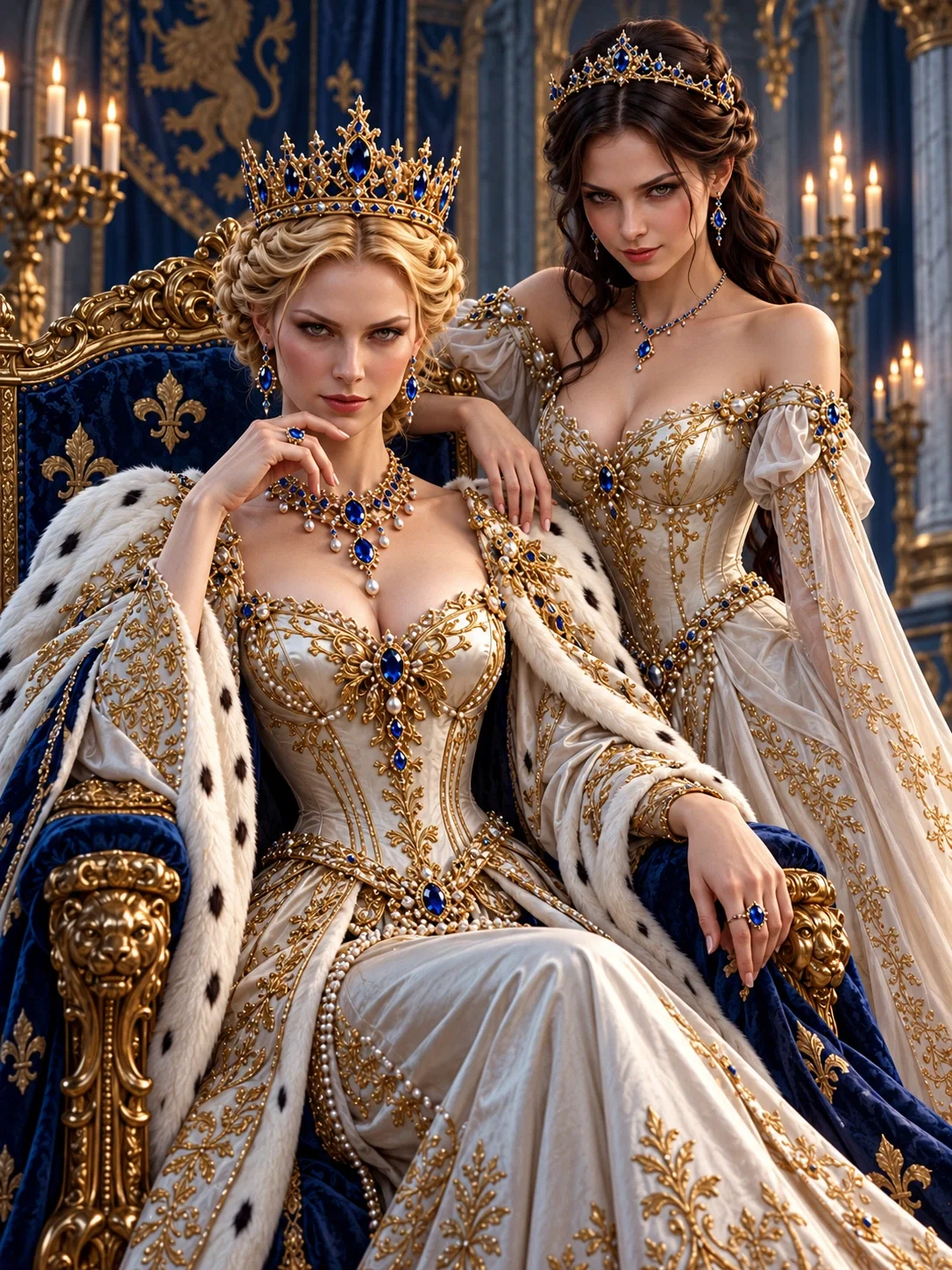 Queen Lysandra & Princess Selene