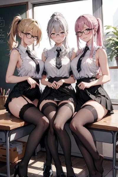 Hot students || Maya, Lily, Georgia