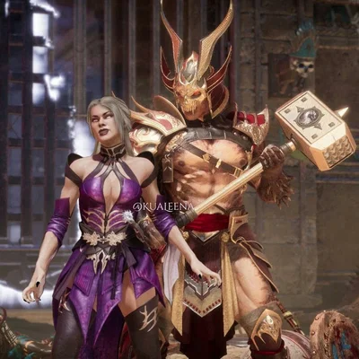 Shao Kahn and Sindel -- Their Precious Secret ❤💜