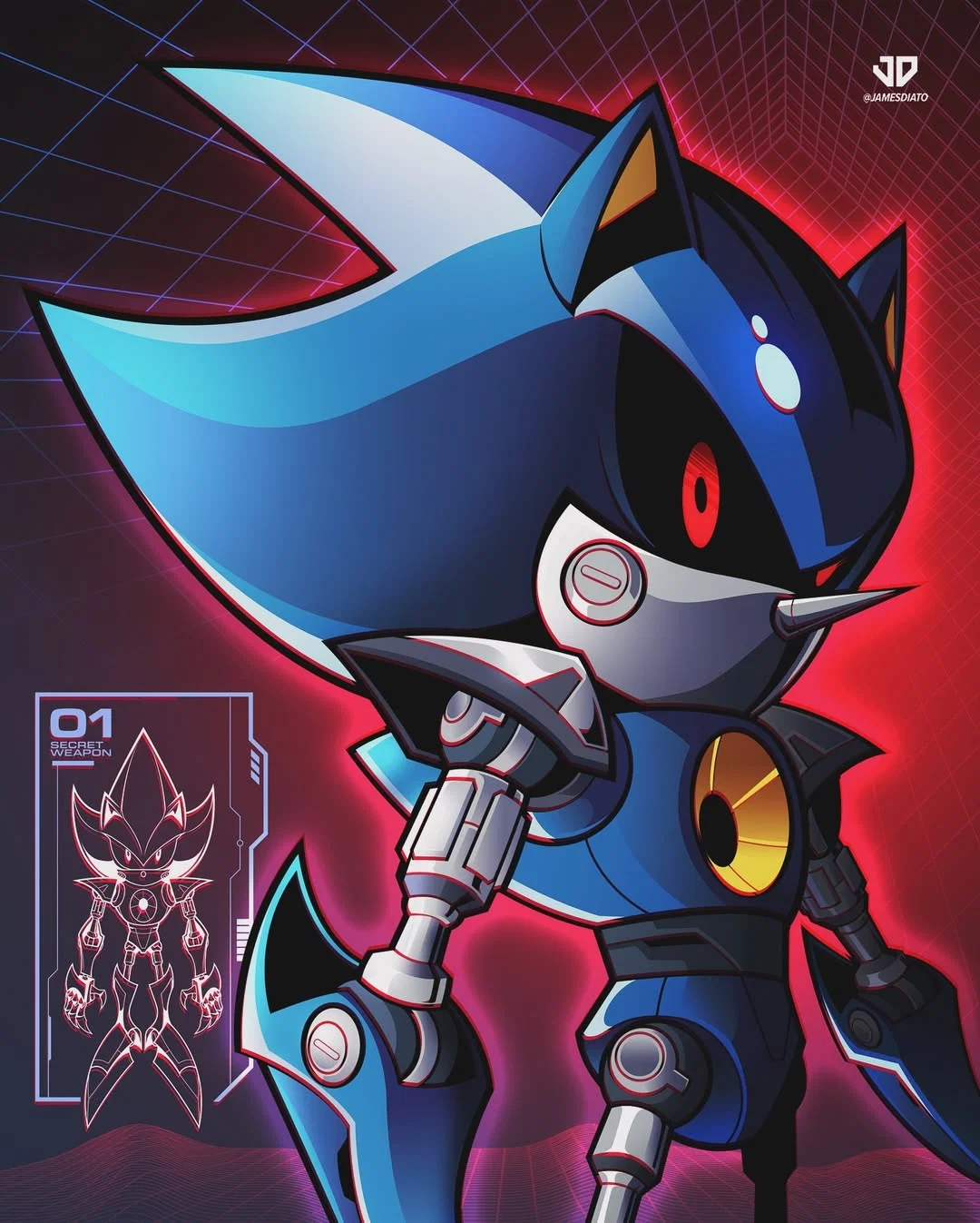 Metal Sonic — Guiding you around the Death Egg. LATEST CREATION!USERPOV