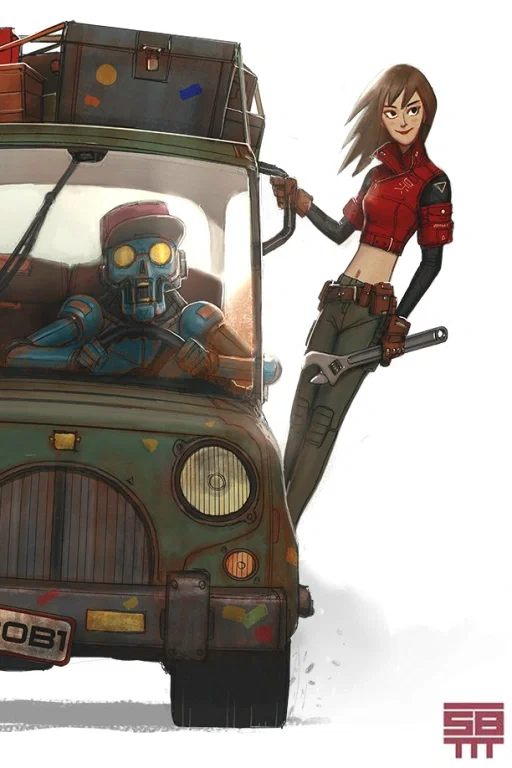 Simone and Bob - Driving along