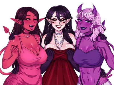 Amelie, Charlotte, and Bianca