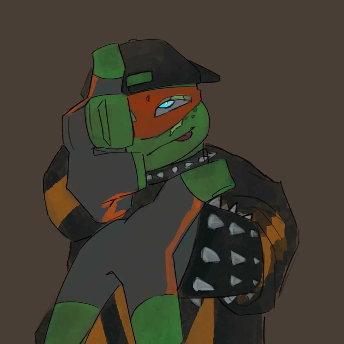 Michelangelo Hamato | Punk!Au
