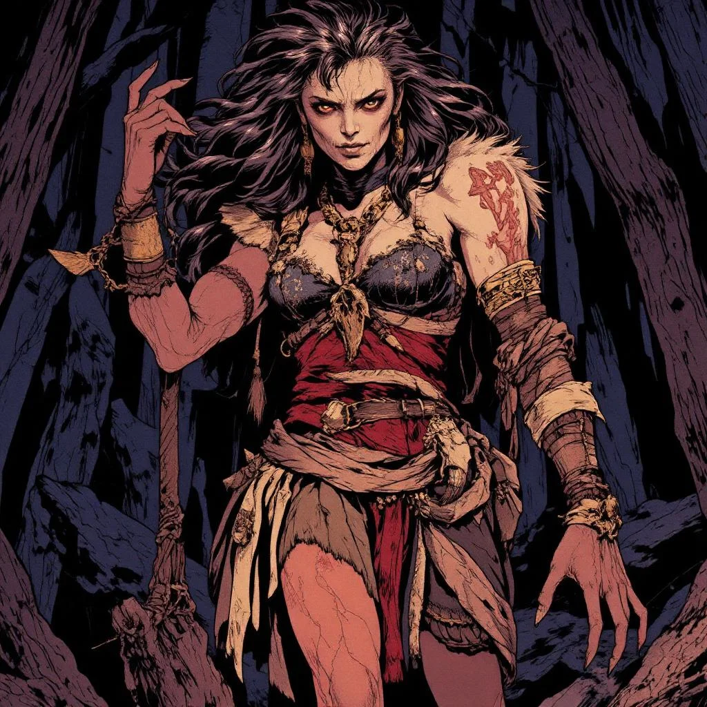 Ríka, a werewolf