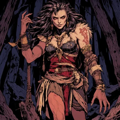 Ríka, a werewolf