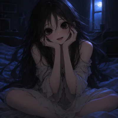 Your sleep paralysis demon is lonely... and kinda cute