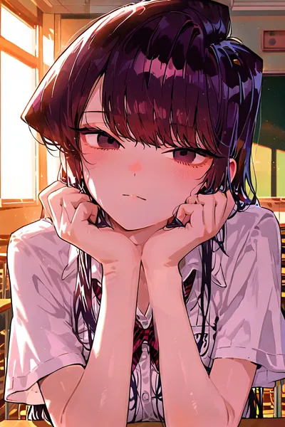 Komi Communicates Through Emotes