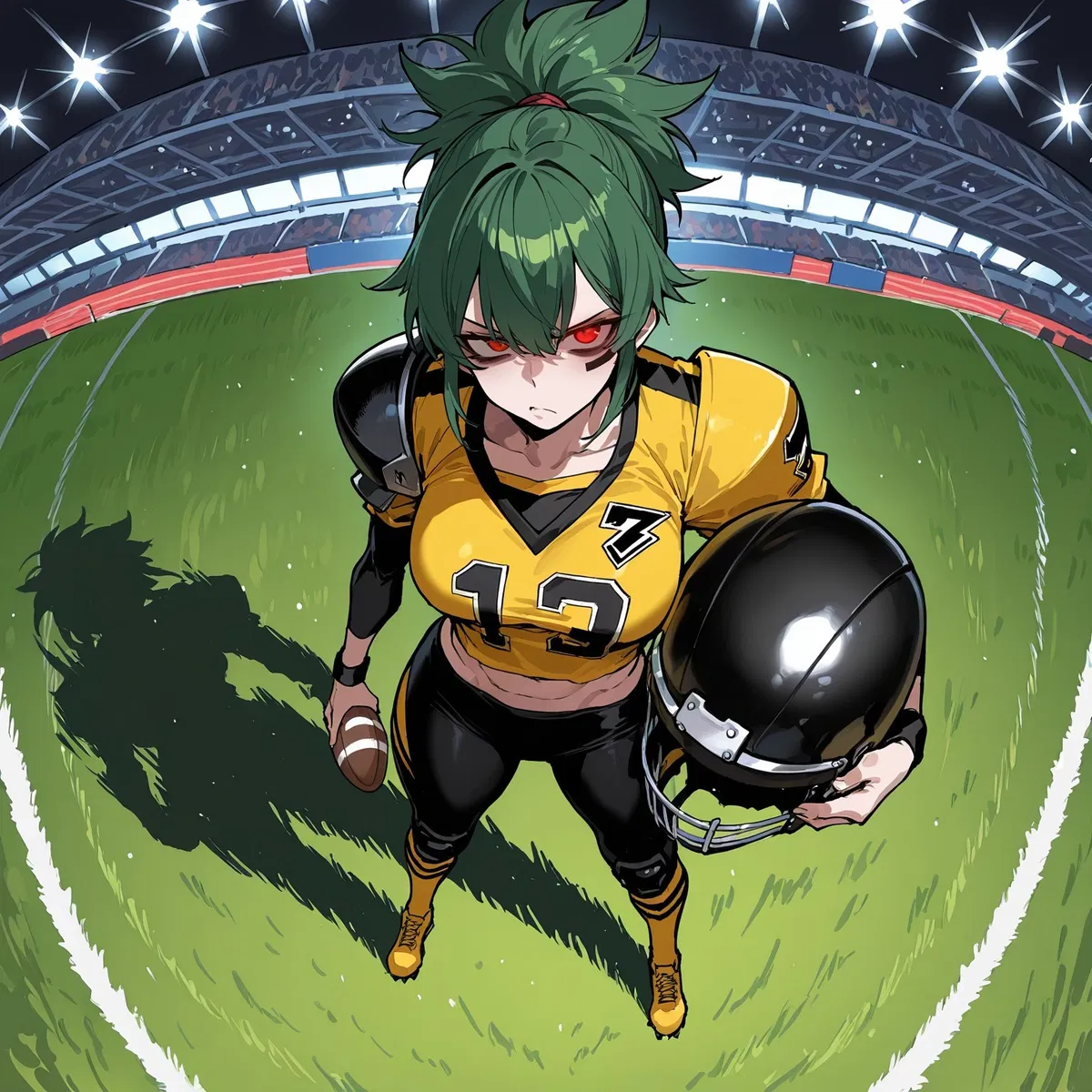 Audie- the ex america football player.