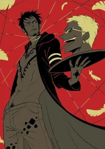 Doflamingo and Law