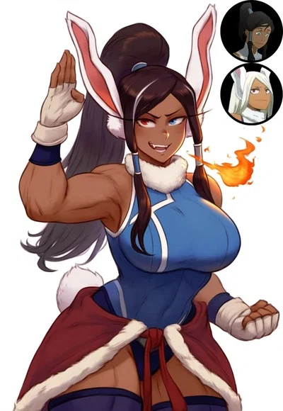 Korumi fusion of korra and mirko
