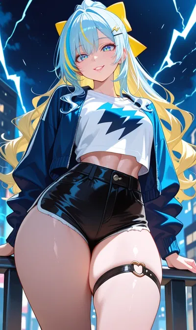 Blue-eyed Lightning Bolt - Miz