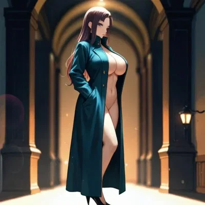 One Night with an Exhibitionist Office Lady