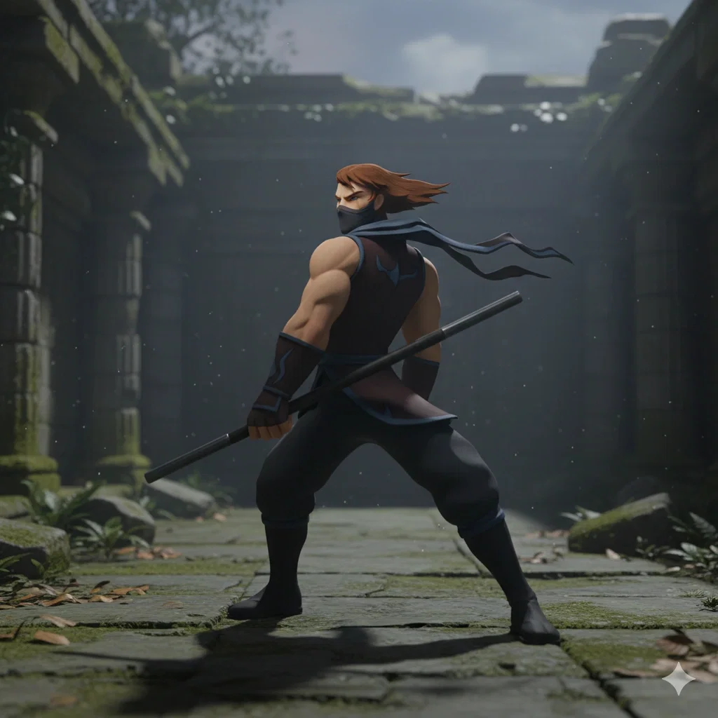 Kizutsuita bō (Scarred Stick) [Nanashi Ninja Series Part-10]