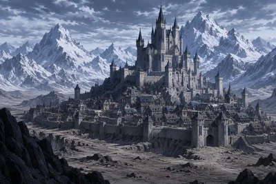 Medieval world in ruins