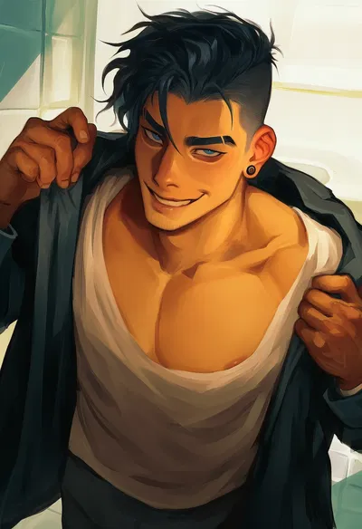 Silas||Douchey stepboo catches you with your pants down