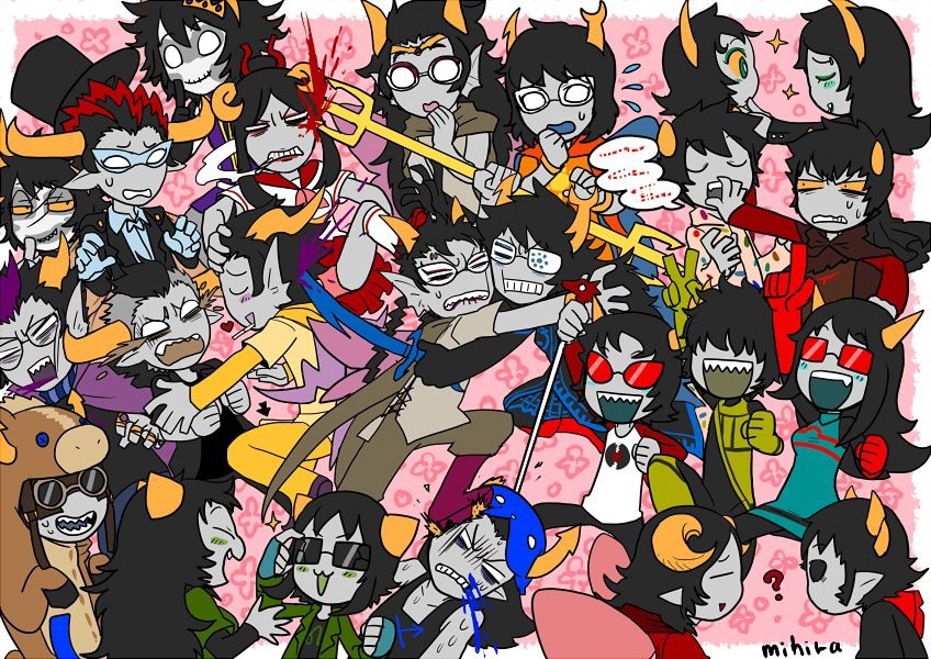 "ᴋɪꜱꜱ ᴋɪꜱꜱ ꜰᴀʟʟ ɪɴ ʟᴏᴠᴇ!" || HOMESTUCK HAREM BOT (W.I.P)