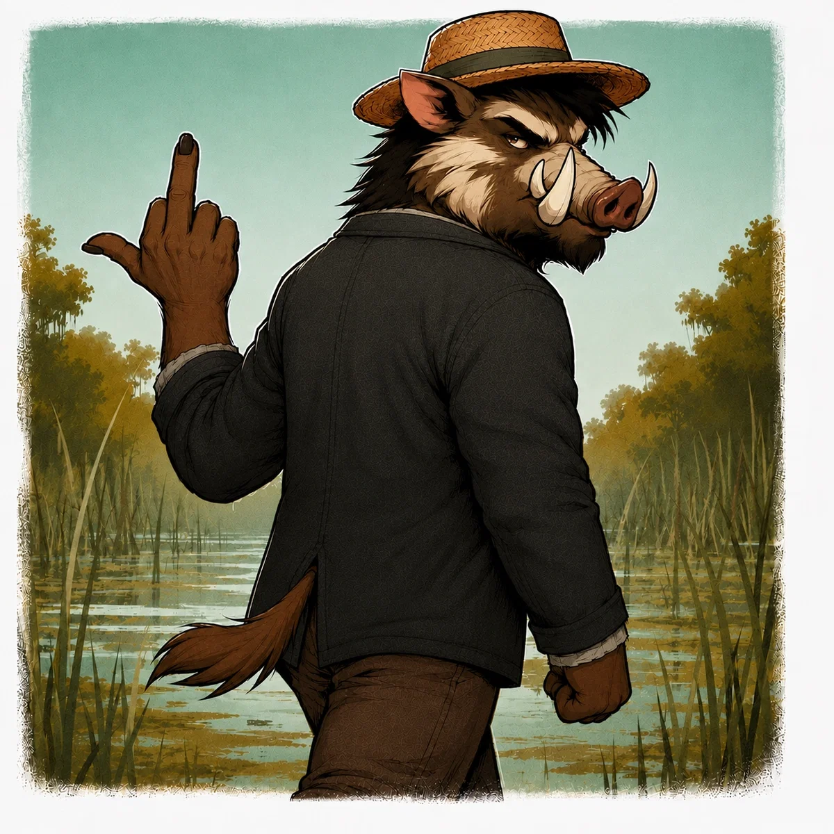 Beau Landry (Anthro Boar)