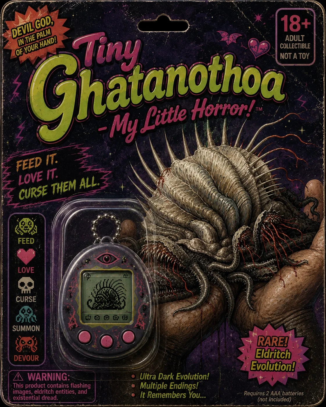 My Little Horror, the Devil God, Ghatanothoa!
