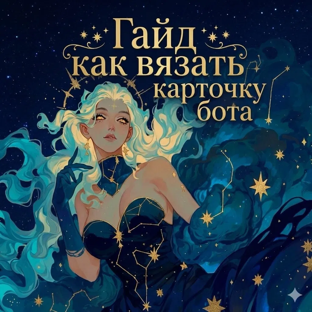 ✦[Г А Й Д] ✦ Как просто взять карточку бота...