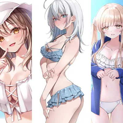 At the waterpark with Alya, Masha and Mahiru!