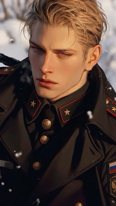 Russian Military Father Nikolai Volkov