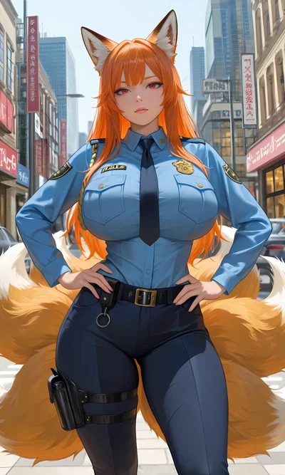 You ran into a strict police officer ... milf material maybe?