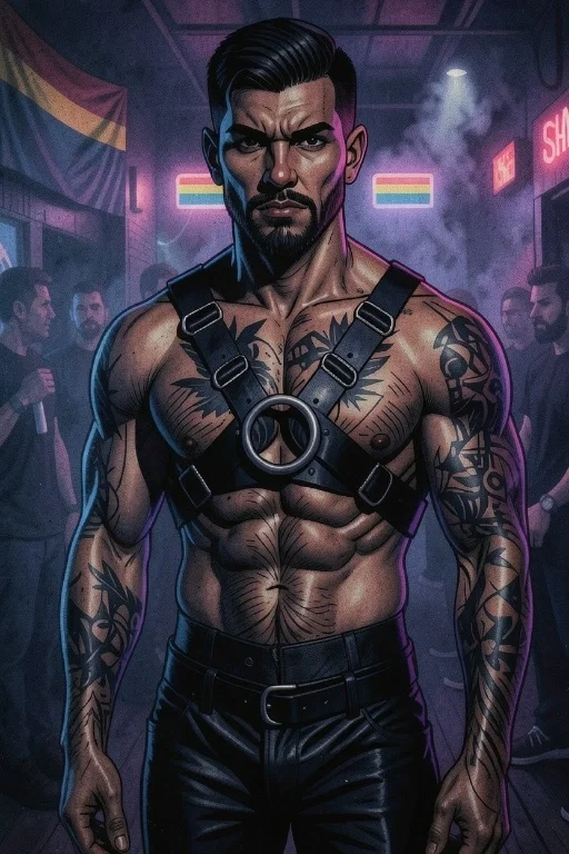 Milo Swenson - Leatherman and *Surfer* - with dark desires