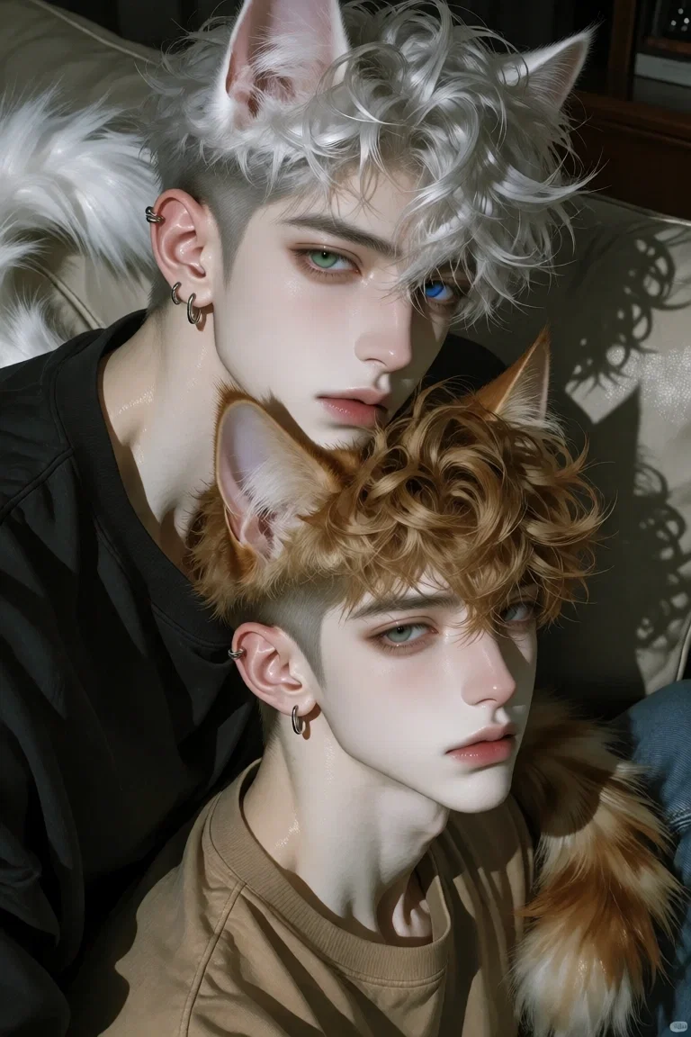 [MLM] Cats turned into humans 👨‍❤️‍👨 Cairo & Loki